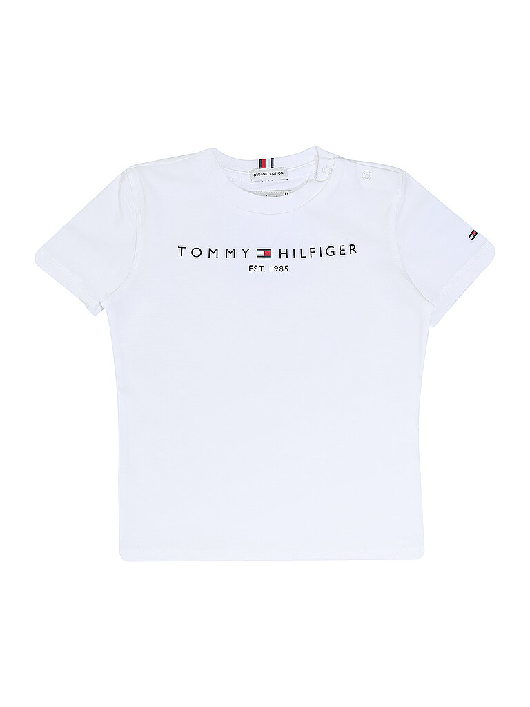 TOMMY HILFIGER Jungen T Shirt  weiß | 92